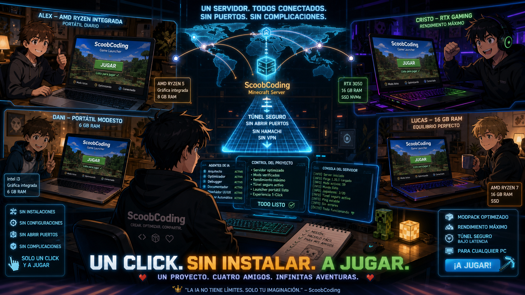 Un click para amigos