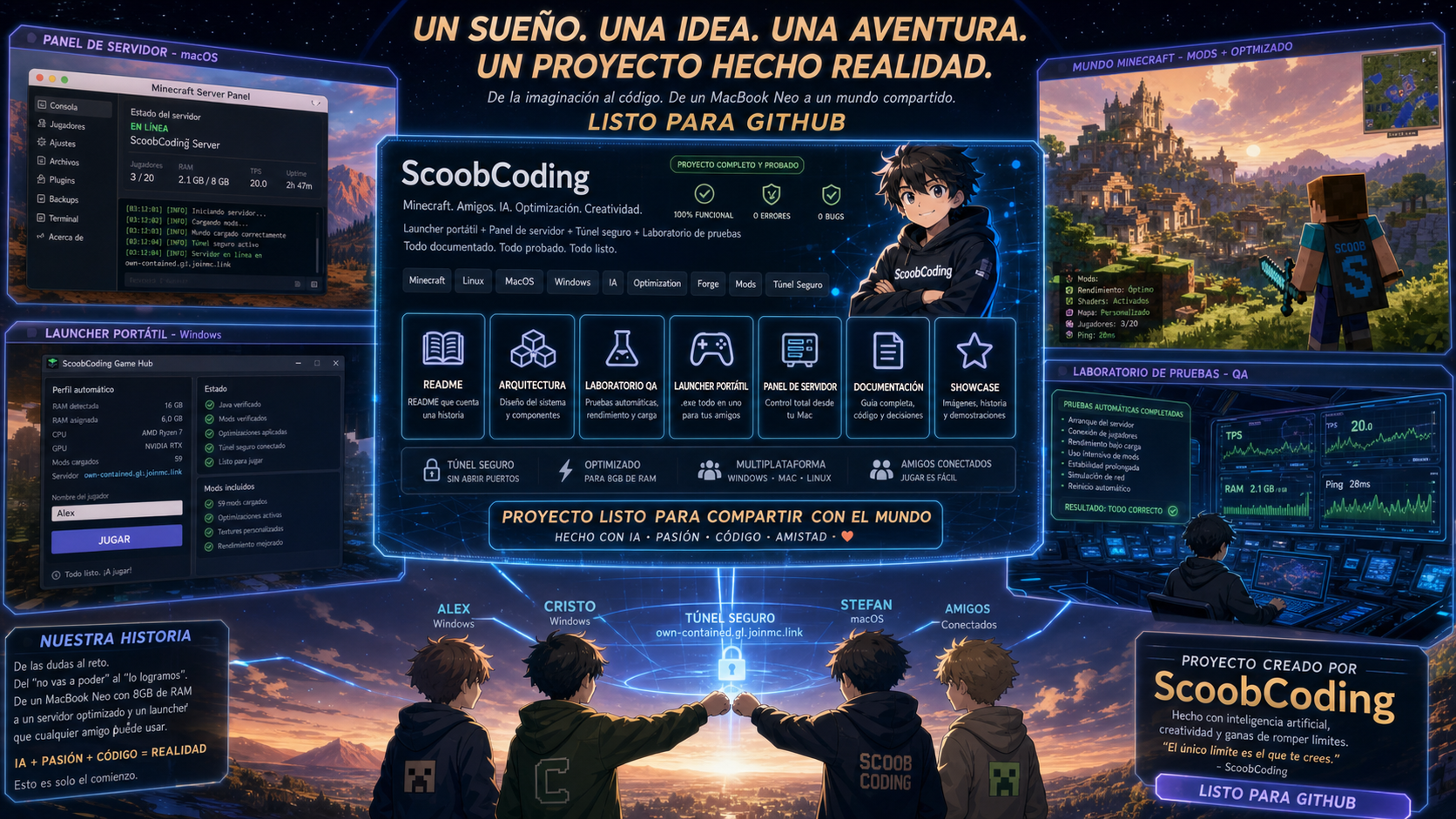 Proyecto listo para GitHub